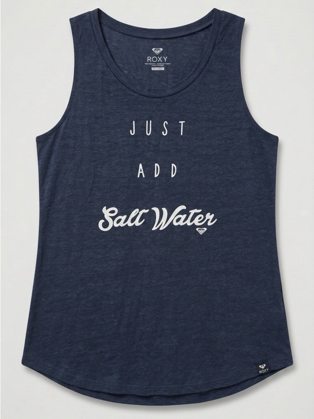 Roxy Women's 'Just Add Salt Water' Navy Sleeveless Tank